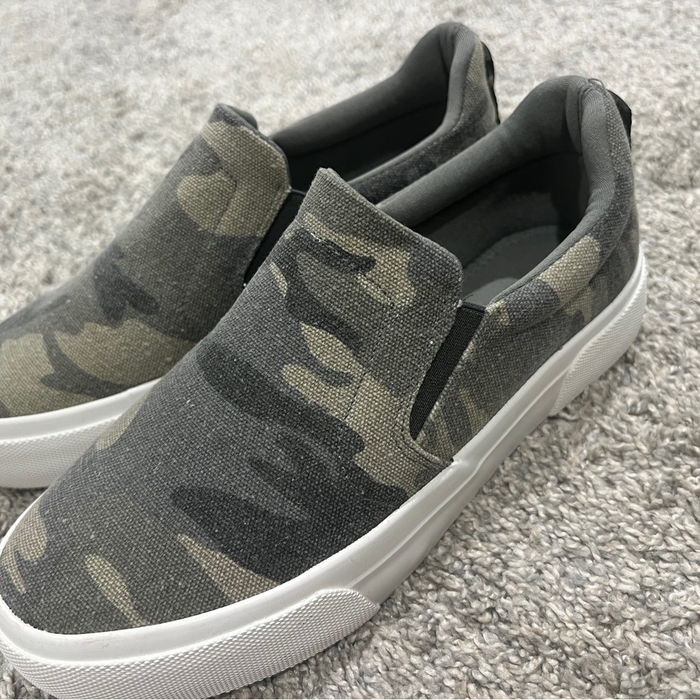 Camouflage Slip-On Sneakers